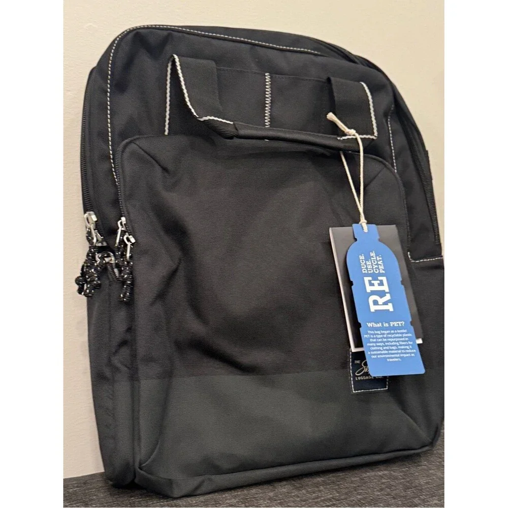 Skyway 🏖️Luggage Rainier Deluxe Backpack, rPET Travel Laptop Bag Carry On Bag